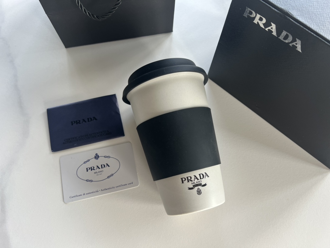 普拉达PRADA线下精品系列 ,香港站礼品,冬季新品咖啡杯 水杯 饮品杯 3