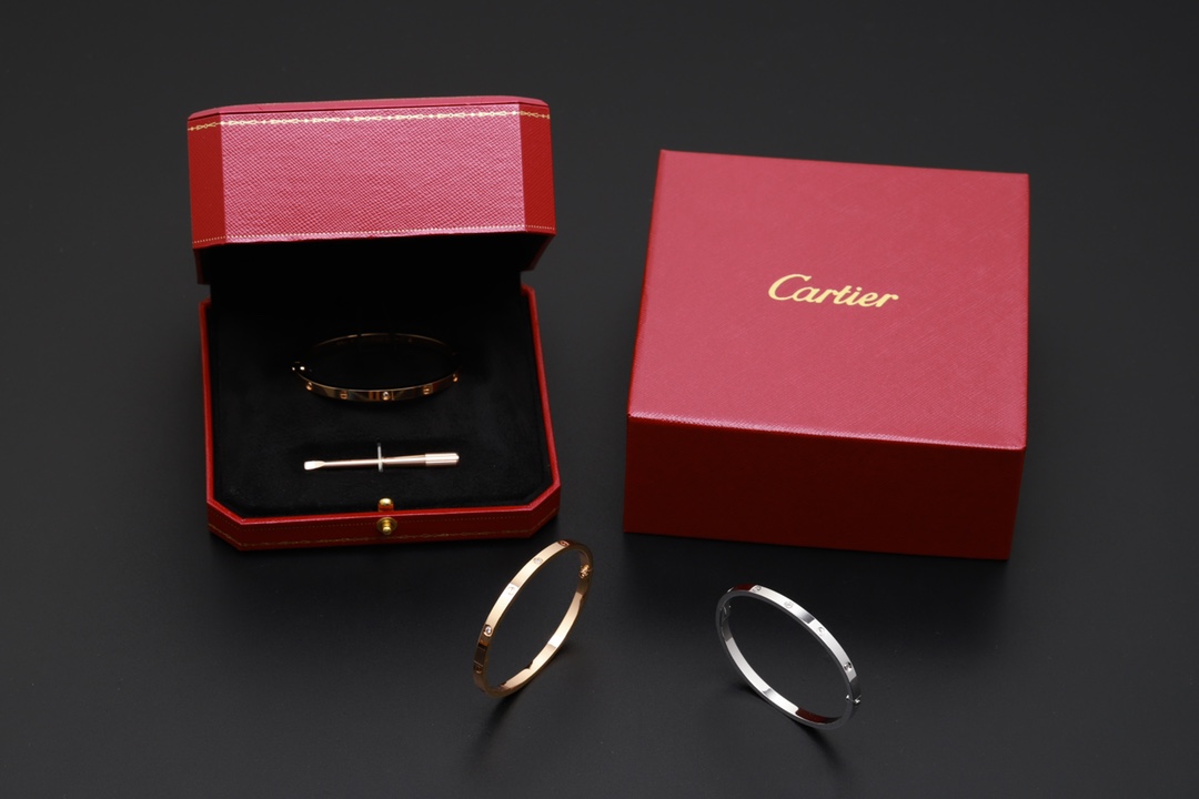 Cartier Cartier 卡地亚 款窄版6钻手镯 CNC