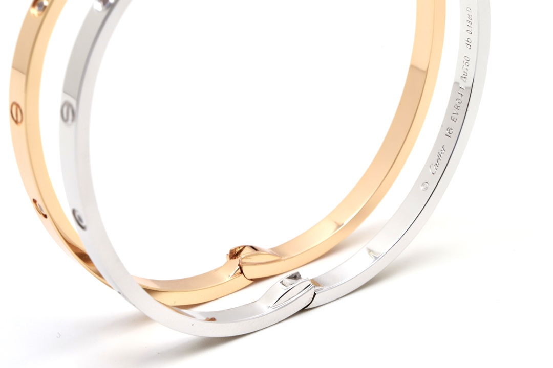 Cartier Cartier 卡地亚 款窄版6钻手镯 CNC