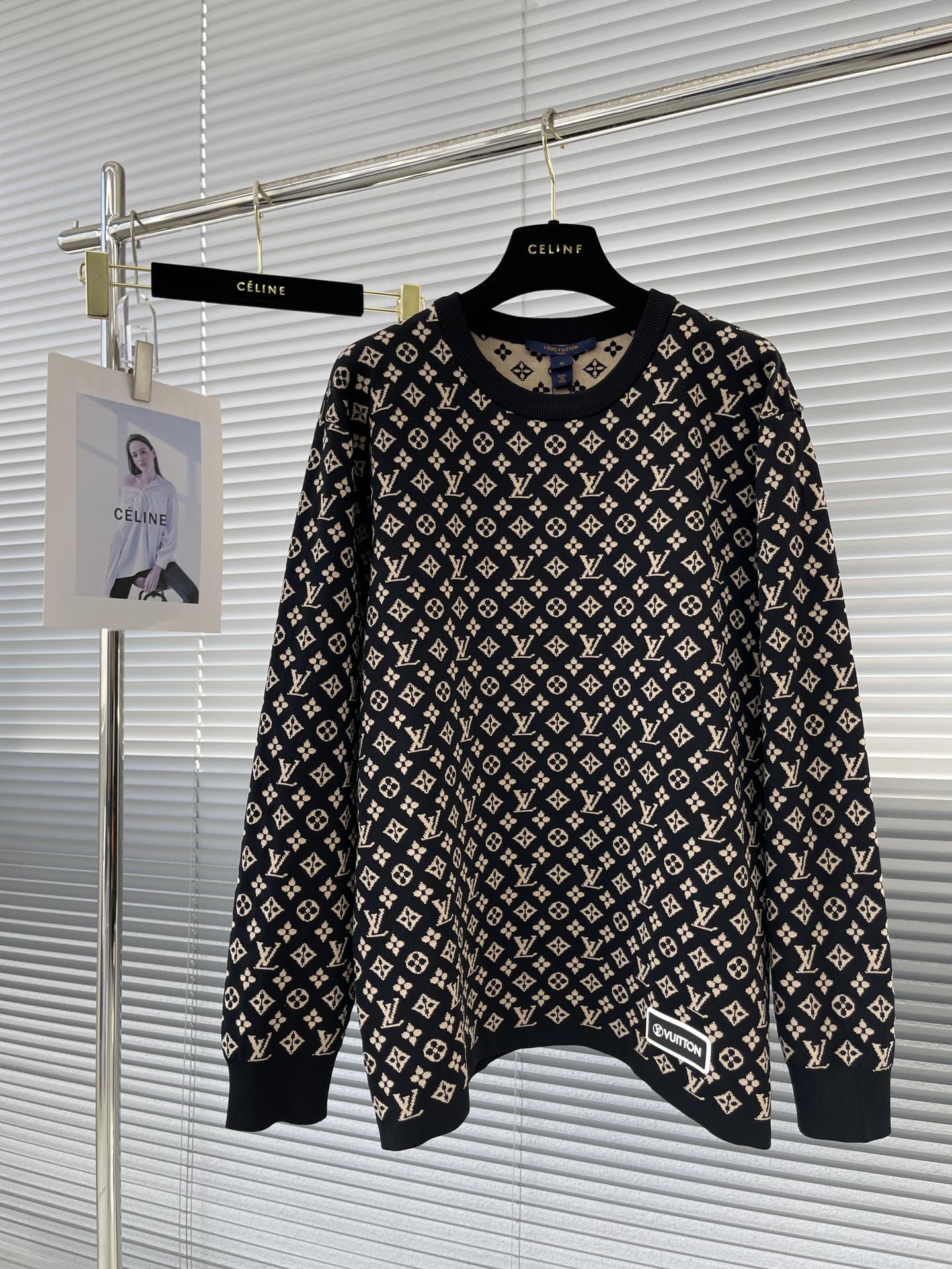 Luxury Fashion Replica Designers
 Louis Vuitton Shop
 Clothing Sweatshirts Apricot Color Black Cashmere Silk