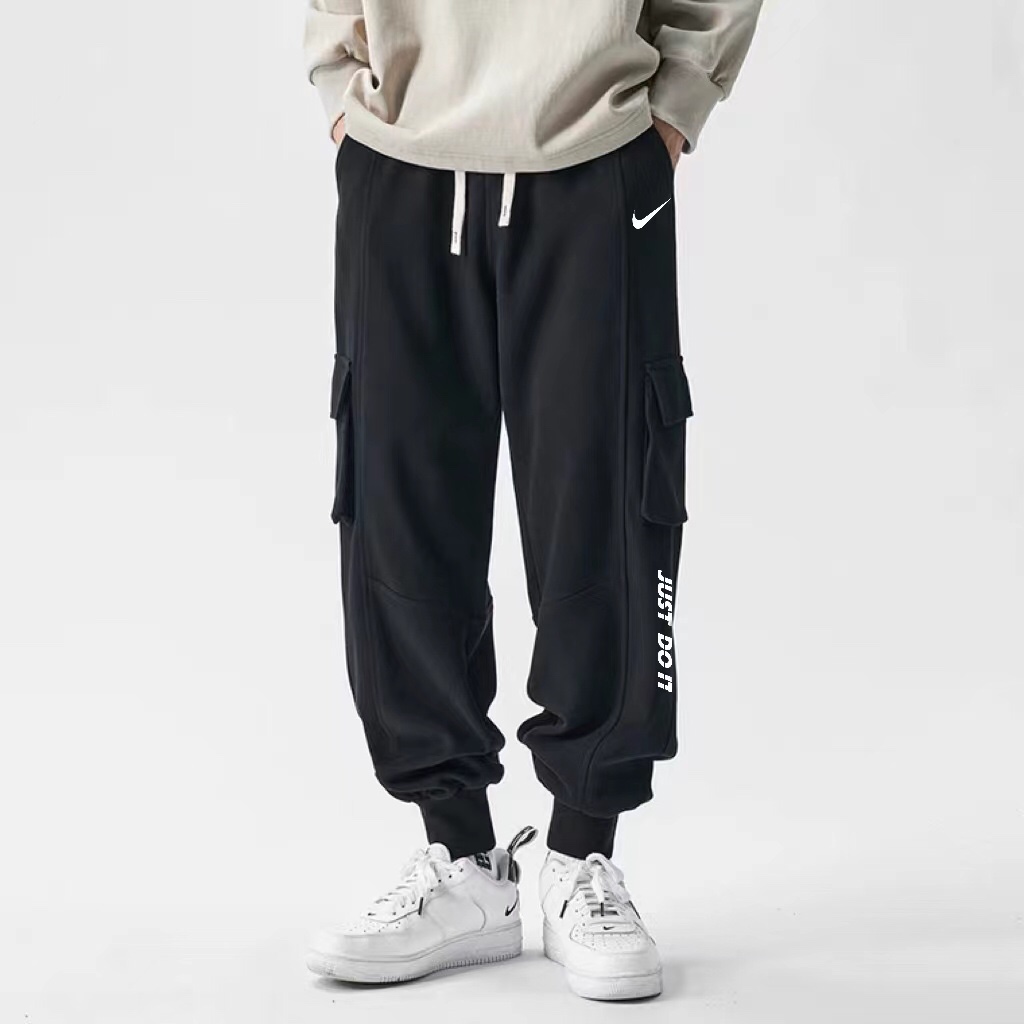 【顶级品质】 【Nike 耐克 20s新款拼接大口袋加绒工装裤】