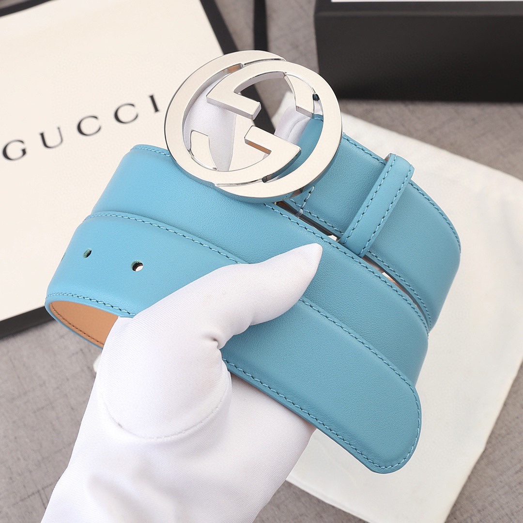 宽度3.8cmGUCCI源自意大利经典扣头搭配平纹树膏底/双面头层采用精挑细选进口牛皮手感柔软细腻匠心品