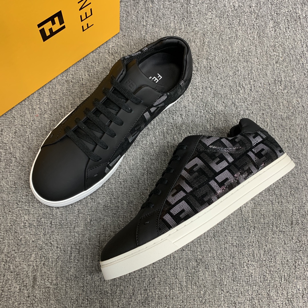 Fendi Style Leather Men's Shoes style reference detail image 6 from source 781791