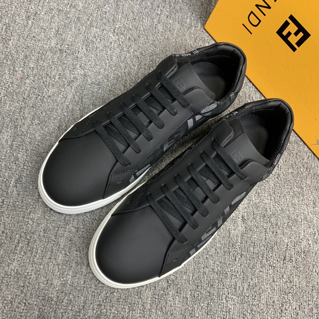 Fendi Style Leather Men's Shoes style reference detail image 3 from source 781791