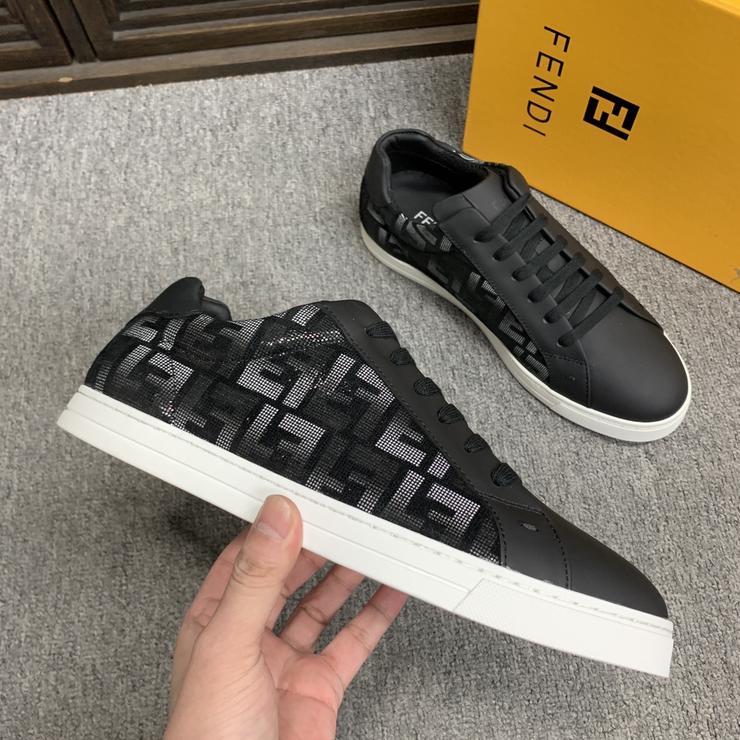 Fendi Style Leather Men's Shoes style reference detail image 5 from source 781791