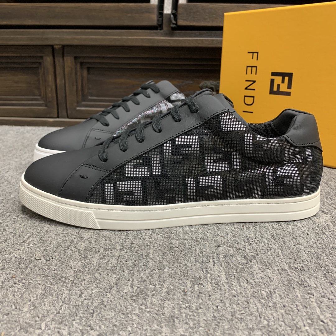 Fendi Style Leather Men's Shoes style reference detail image 4 from source 781791