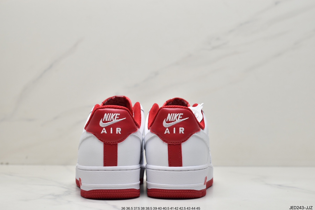 160 Nike Air Force 1 '07 - White/University Red 大学红  CD0884-101
