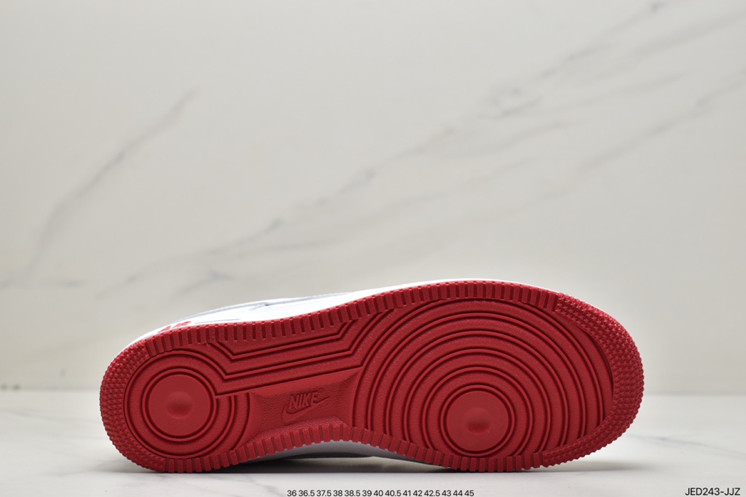 160 Nike Air Force 1 '07 - White/University Red 大学红  CD0884-101
