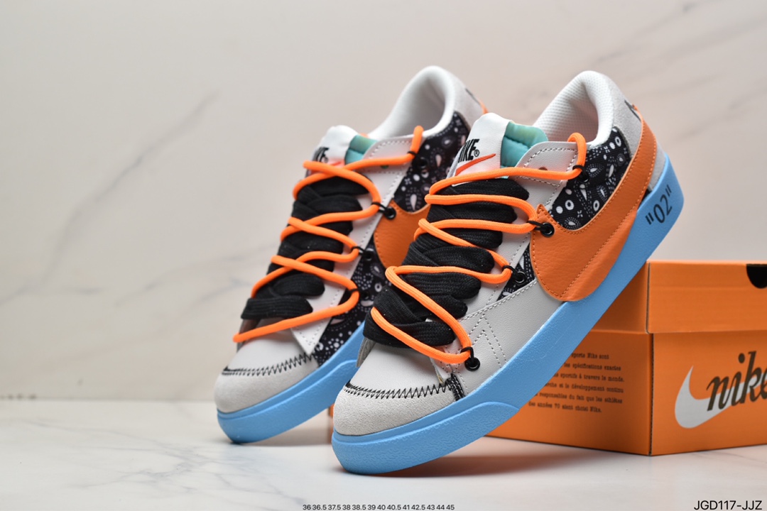 180 开拓者 Nike Blazer Mid ’77 Jumbo 大勾高帮板鞋DD3111-100