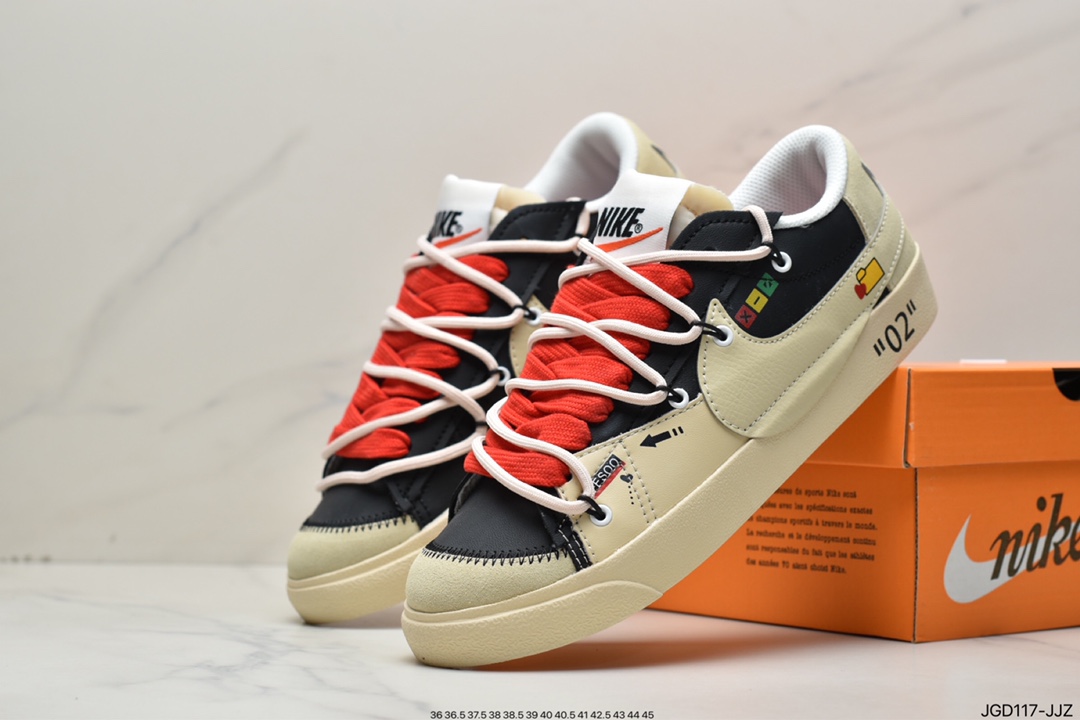 180 开拓者 Nike Blazer Mid ’77 Jumbo 大勾高帮板鞋DD3111-100