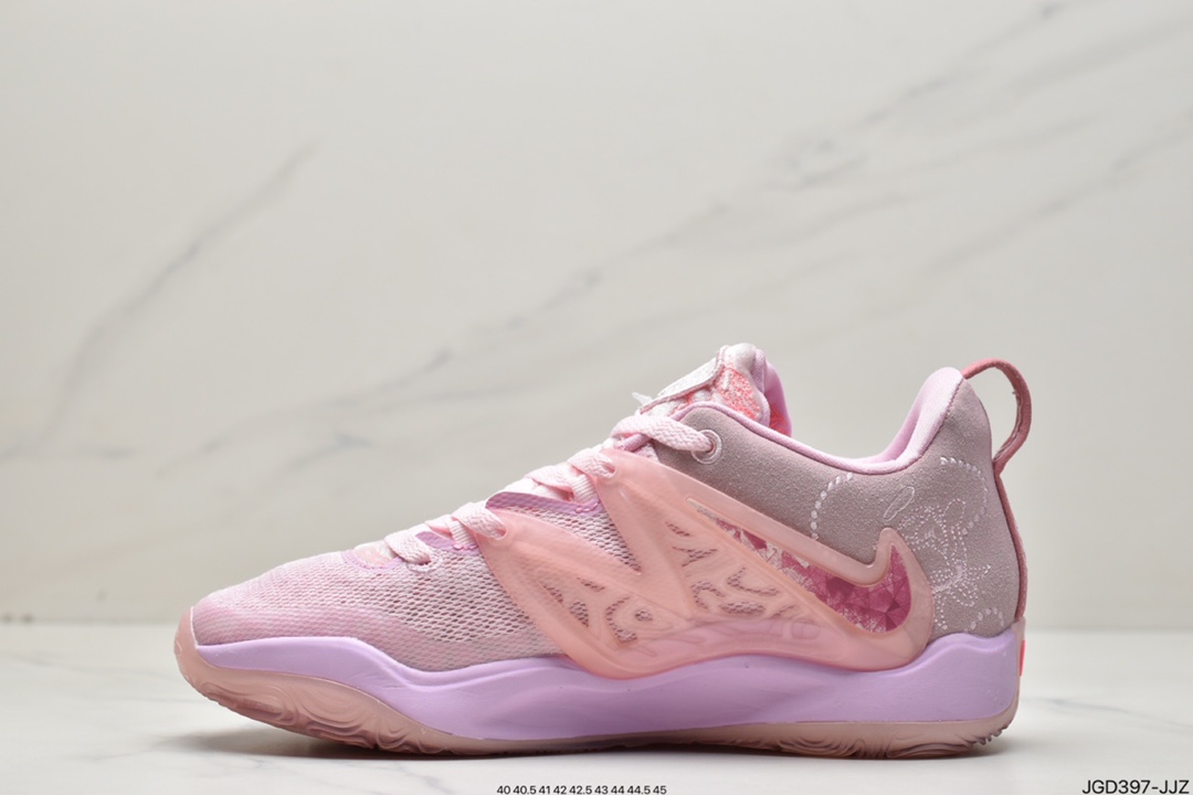180 全新耐克Nike KD 15 EP 凯文·杜兰特全新15代签名休闲运动篮球运动鞋 粉色乳腺癌 DQ3851-600