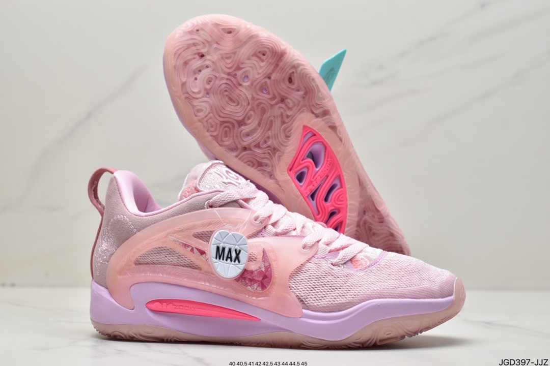 180 全新耐克Nike KD 15 EP 凯文·杜兰特全新15代签名休闲运动篮球运动鞋 粉色乳腺癌 DQ3851-600