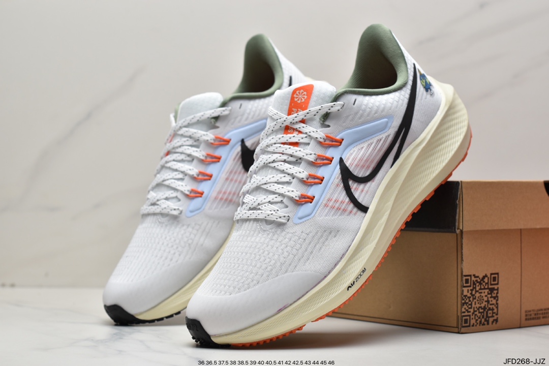 170 Nike Zoom Pegasus 39 代超级飞马涡轮增压马拉松登月39代休闲运动慢跑鞋 DX6050-101