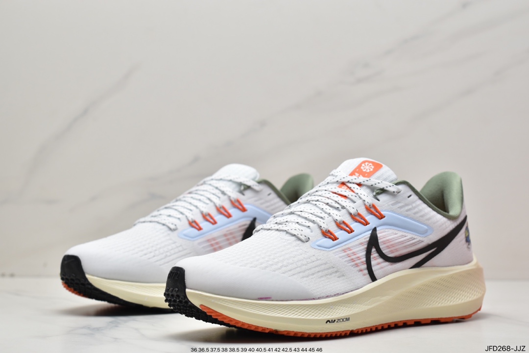 170 Nike Zoom Pegasus 39 代超级飞马涡轮增压马拉松登月39代休闲运动慢跑鞋 DX6050-101