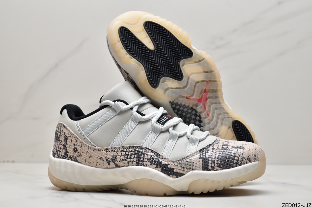 260 耐克Nike Air Jordan 11 Retro Low LE”Navy Snakeskin”AJ11代CD6846-102