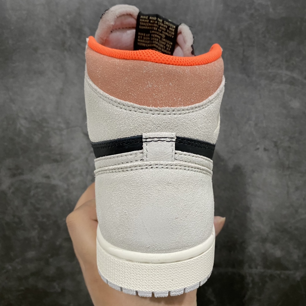 图片[3]-莞产纯原版Air Jordan AJ1灰麂皮 三文鱼555088-018 全新升级网板中底 原楦原纸板开发 极致一眼正品既视感 原厂皮料 承诺百分百一致原鞋 鞋面清洁度最高QC检验标准 控制溢胶 飞翼3D高频深度立体 全市场仅此一家 鞋盒、防尘纸 均采购来自原厂 尺码：40 40.5 41 42 42.5 43 44 44.5 45 46 47.5-选品中心