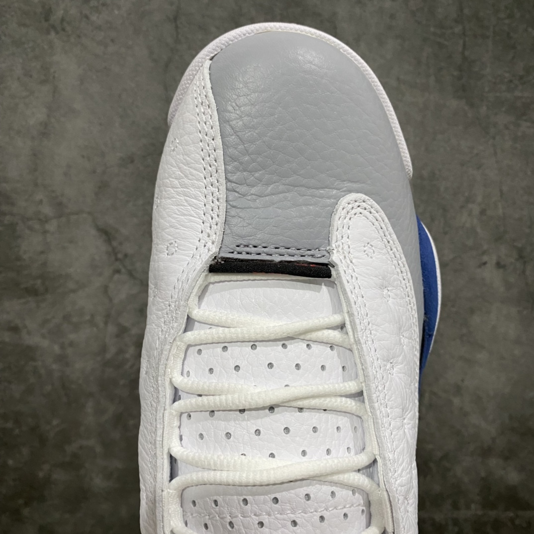 图片[5]-莞产纯原Air Jordan AJ13法国蓝 414571-164 市售最强版 全鞋使用原材料打造 完美鞋型 原厂3D变色猫眼 刺绣针车皮料 用料细节全部拉满档位 高价零售首选版本💪🏻 尺码：40-47.5-选品中心