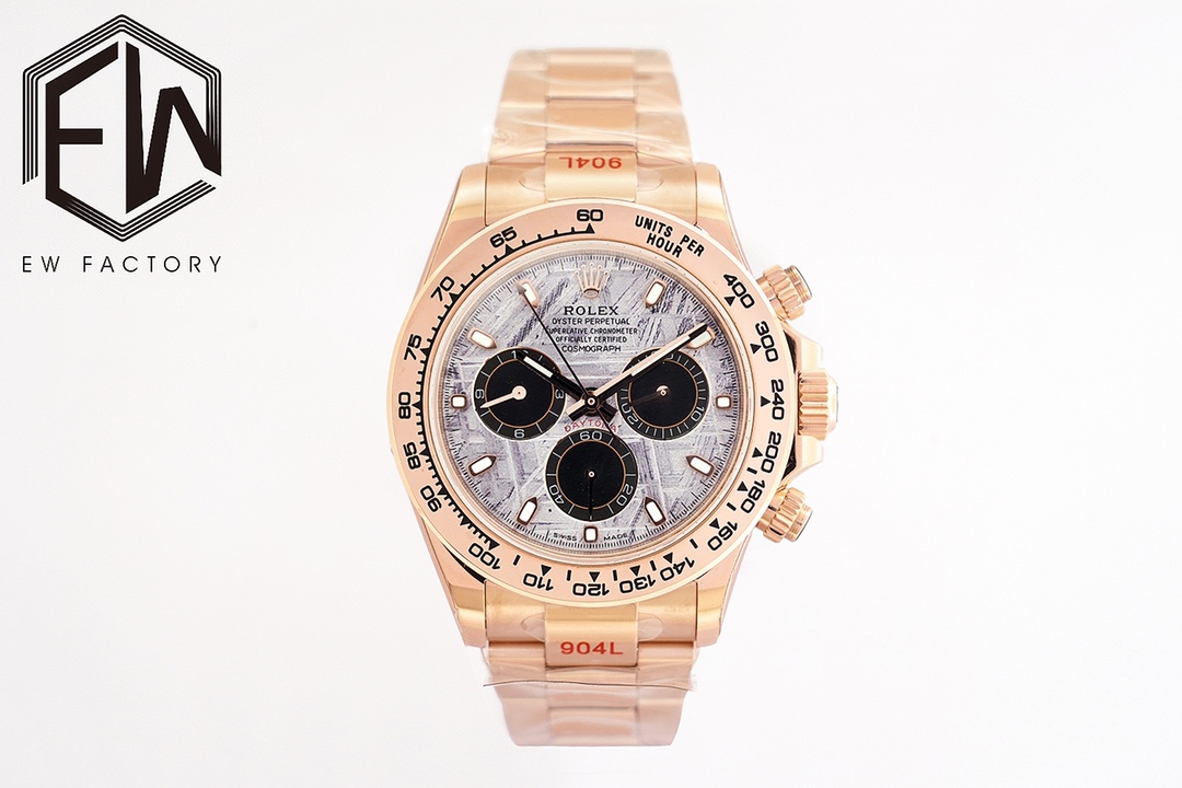 EW2022 nuevo Rolex Cosmograph Daytona serie 40 1⃣️Taquímetro de molde de fundición continua con anillo de cerámica Cera…