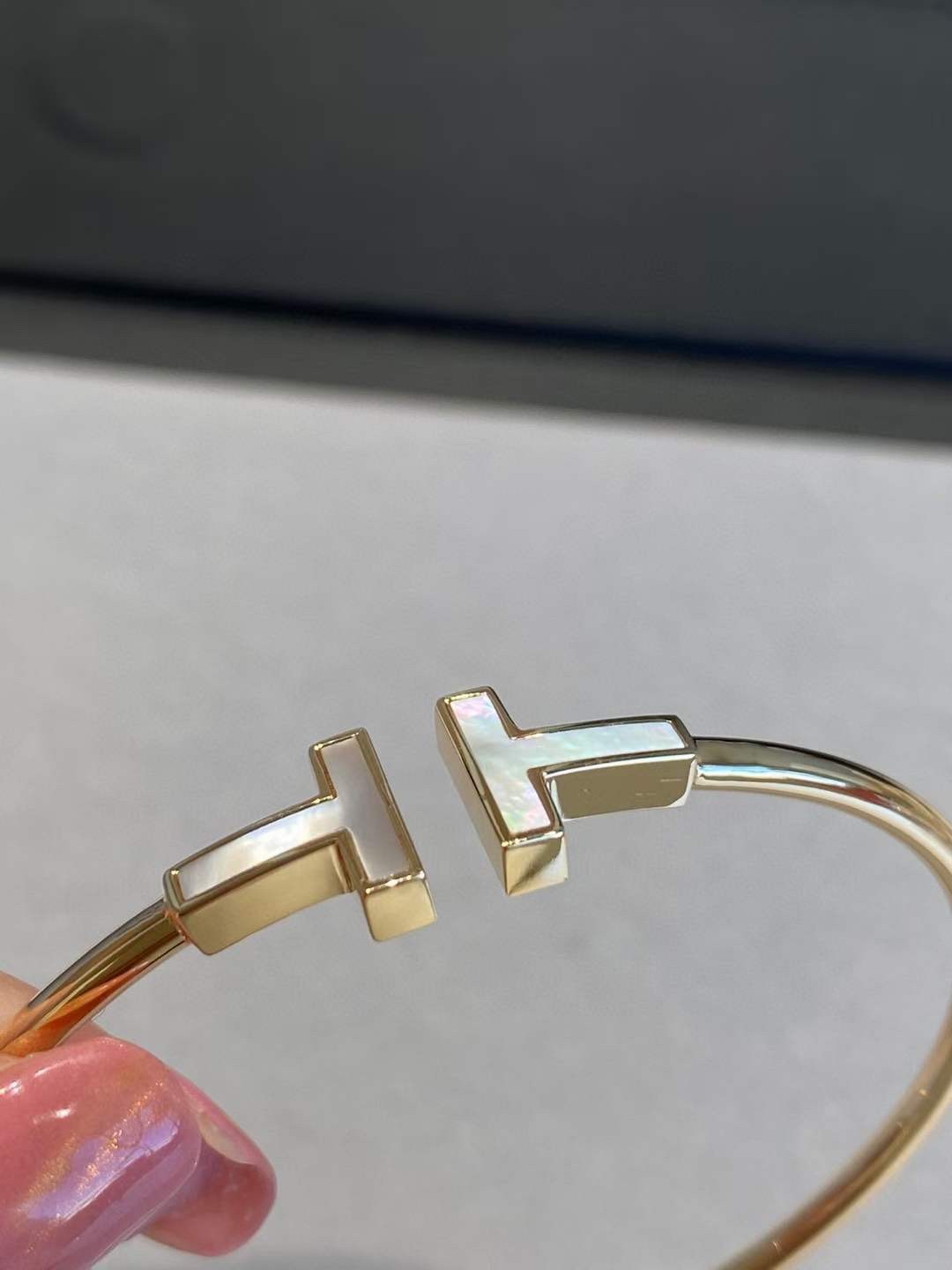 Tiffany & Co. Tiffany&Co. 白贝双t手镯