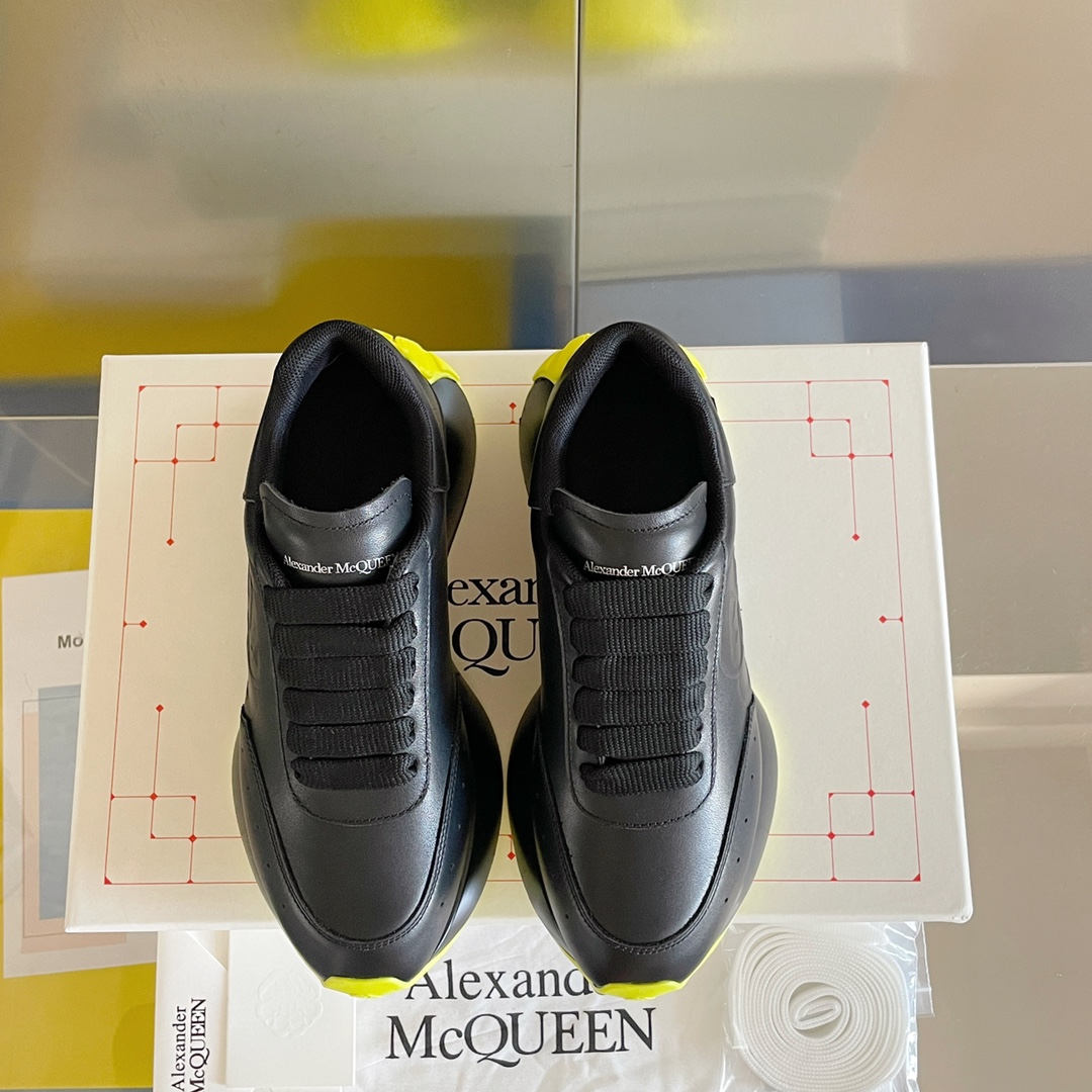 顶级版本男款ALEXANDERMCQUEEN/亚历山大麦昆SprintRunner系列情侣款休闲运动鞋小