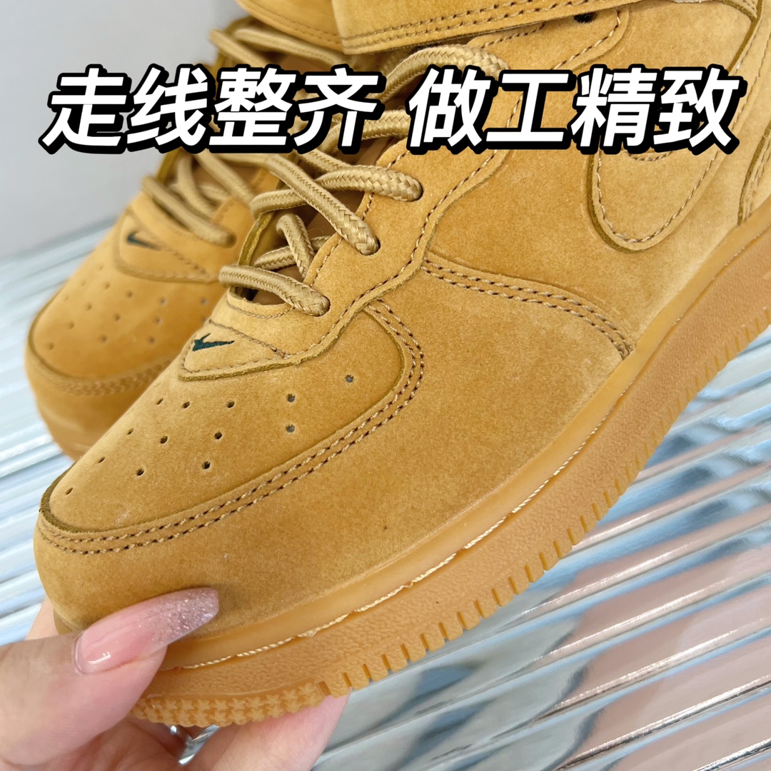 图片[9]-【九宫细节图 超级暖的空军一号来咯～ 超适合🈴️秋冬的高帮板鞋，还是加绒款复古休闲风的热潮-选品中心