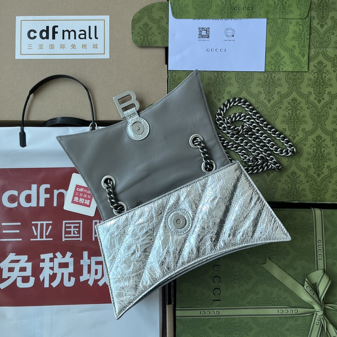 原厂皮配Cdfmall三亚免税店手提袋来自巴黎世家22年秋冬系列Crush气场强大的实用型大包包强势回归