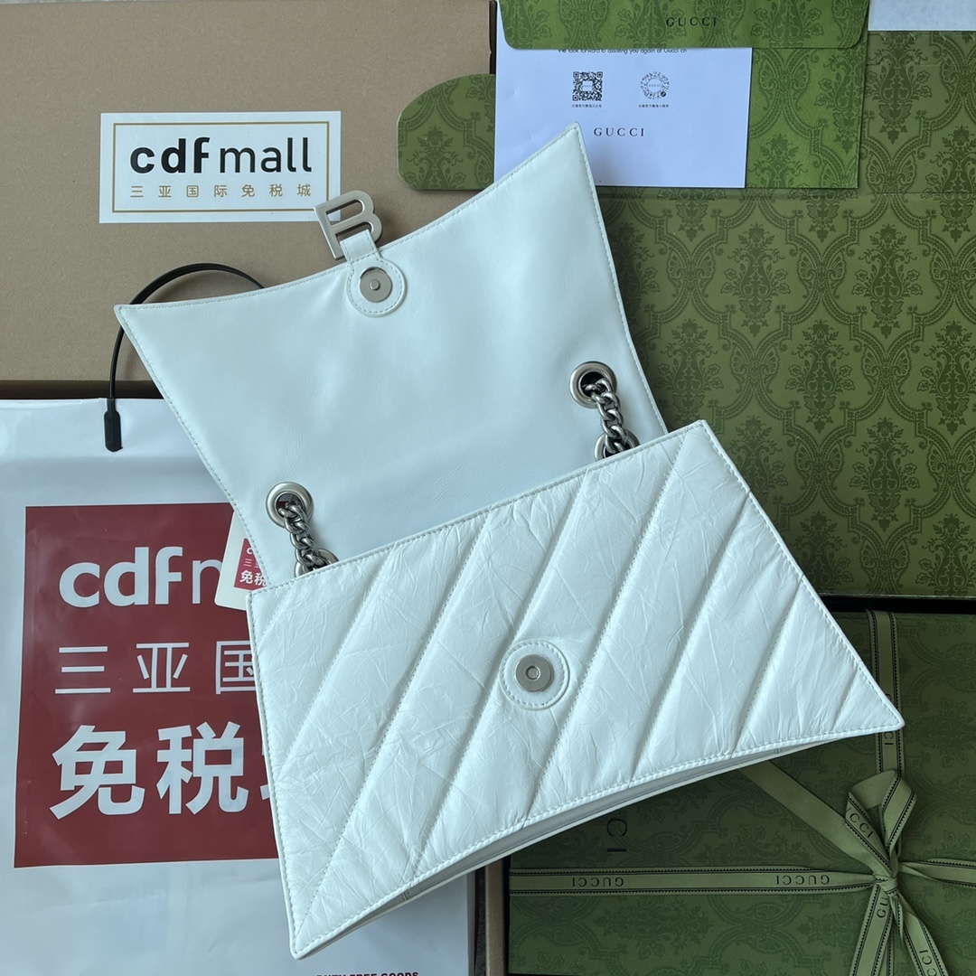 原厂皮配Cdfmall三亚免税店手提袋来自巴黎世家22年秋冬系列Crush气场强大的实用型大包包强势回归