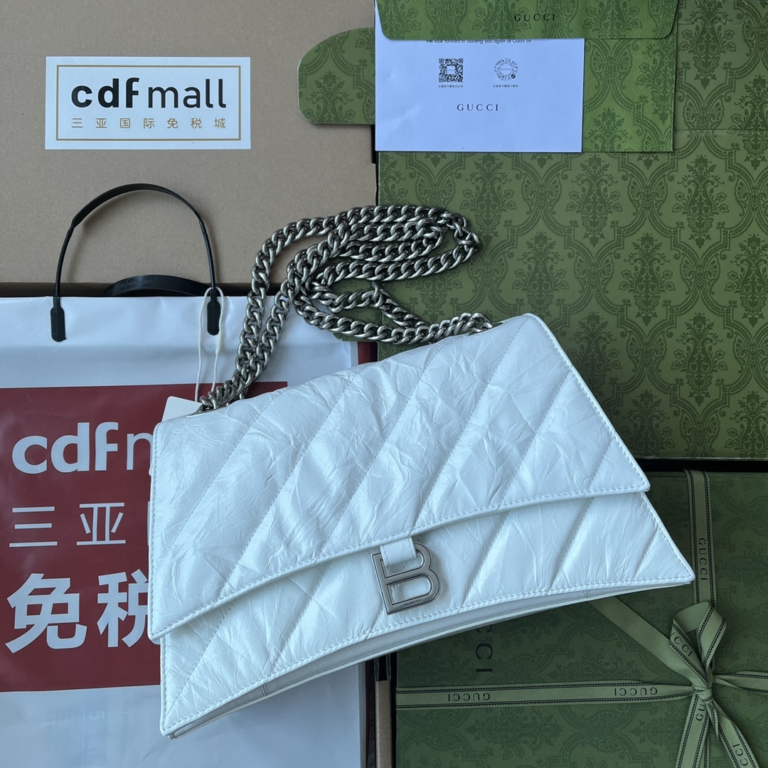原厂皮配Cdfmall三亚免税店手提袋来自巴黎世家22年秋冬系列Crush气场强大的实用型大包包强势回归