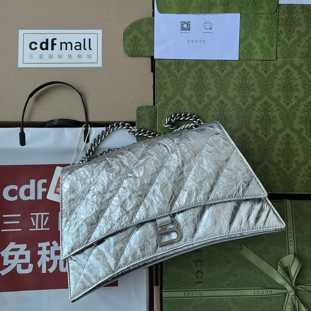 原厂皮配Cdfmall三亚免税店手提袋来自巴黎世家22年秋冬系列Crush气场强大的实用型大包包强势回归