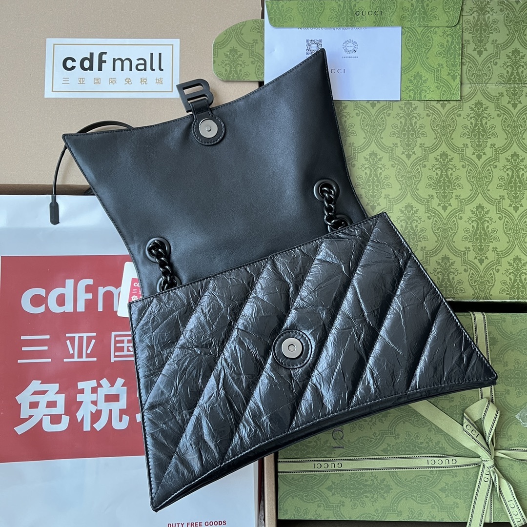 原厂皮配Cdfmall三亚免税店手提袋来自巴黎世家22年秋冬系列Crush气场强大的实用型大包包强势回归