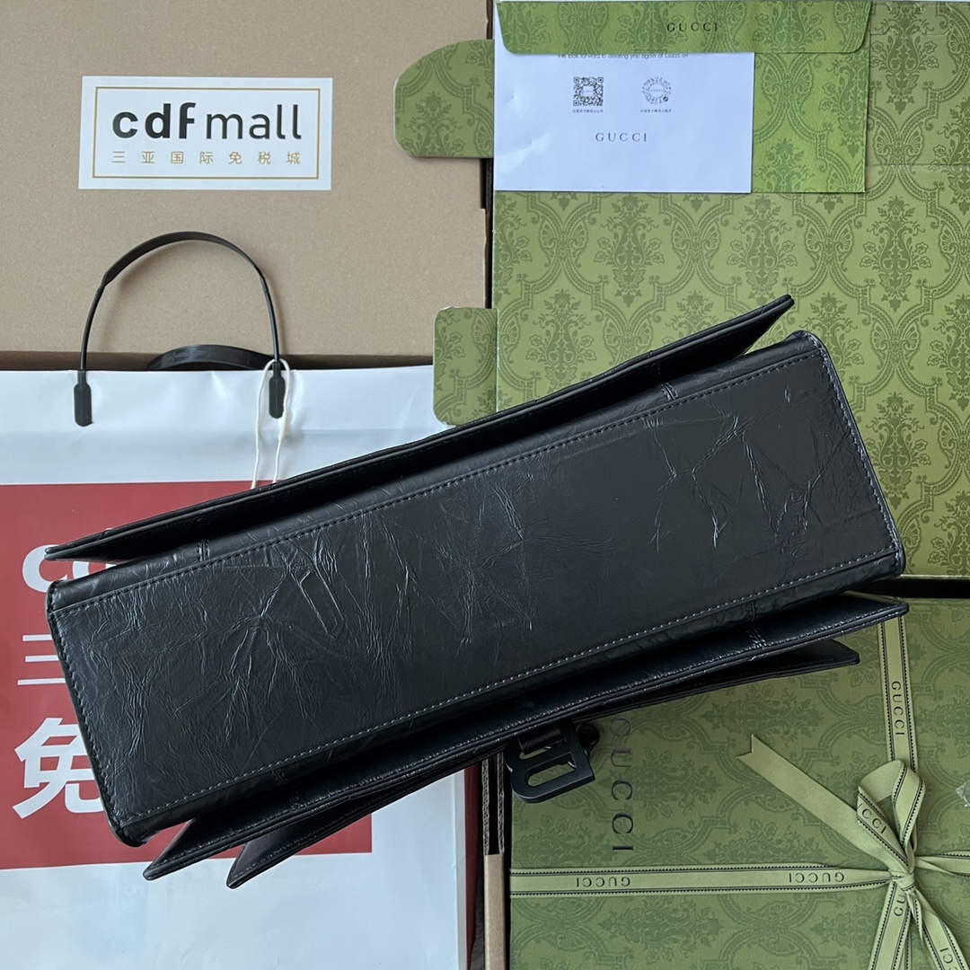 原厂皮配Cdfmall三亚免税店手提袋来自巴黎世家22年秋冬系列Crush气场强大的实用型大包包强势回归