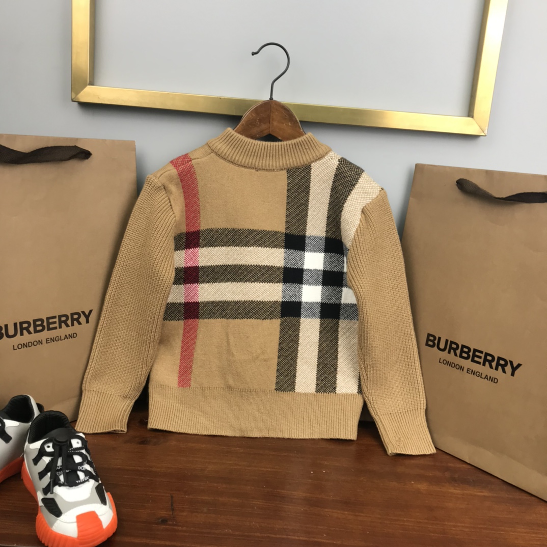 BBR 2022 Autumn Winter Knitted Shirts in Various Sizes and Khaki Color - 图片 8