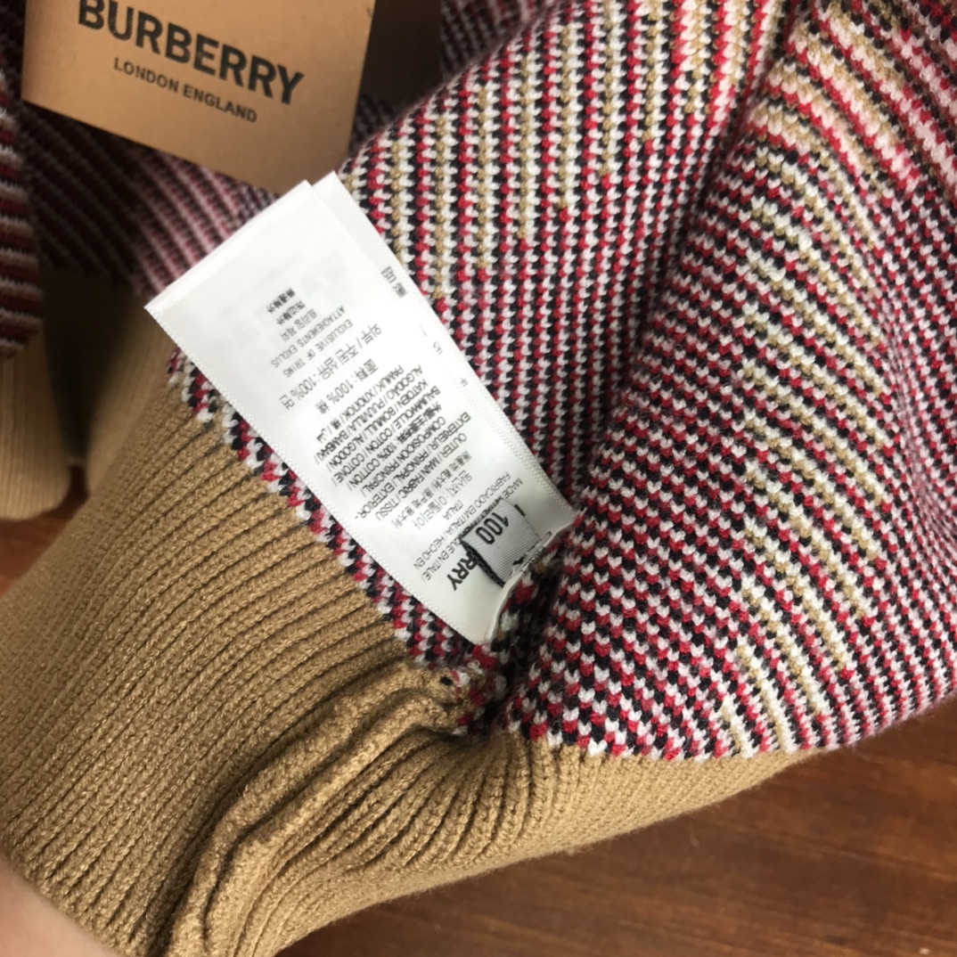 BBR 2022 Autumn Winter Knitted Shirts in Various Sizes and Khaki Color - 图片 6
