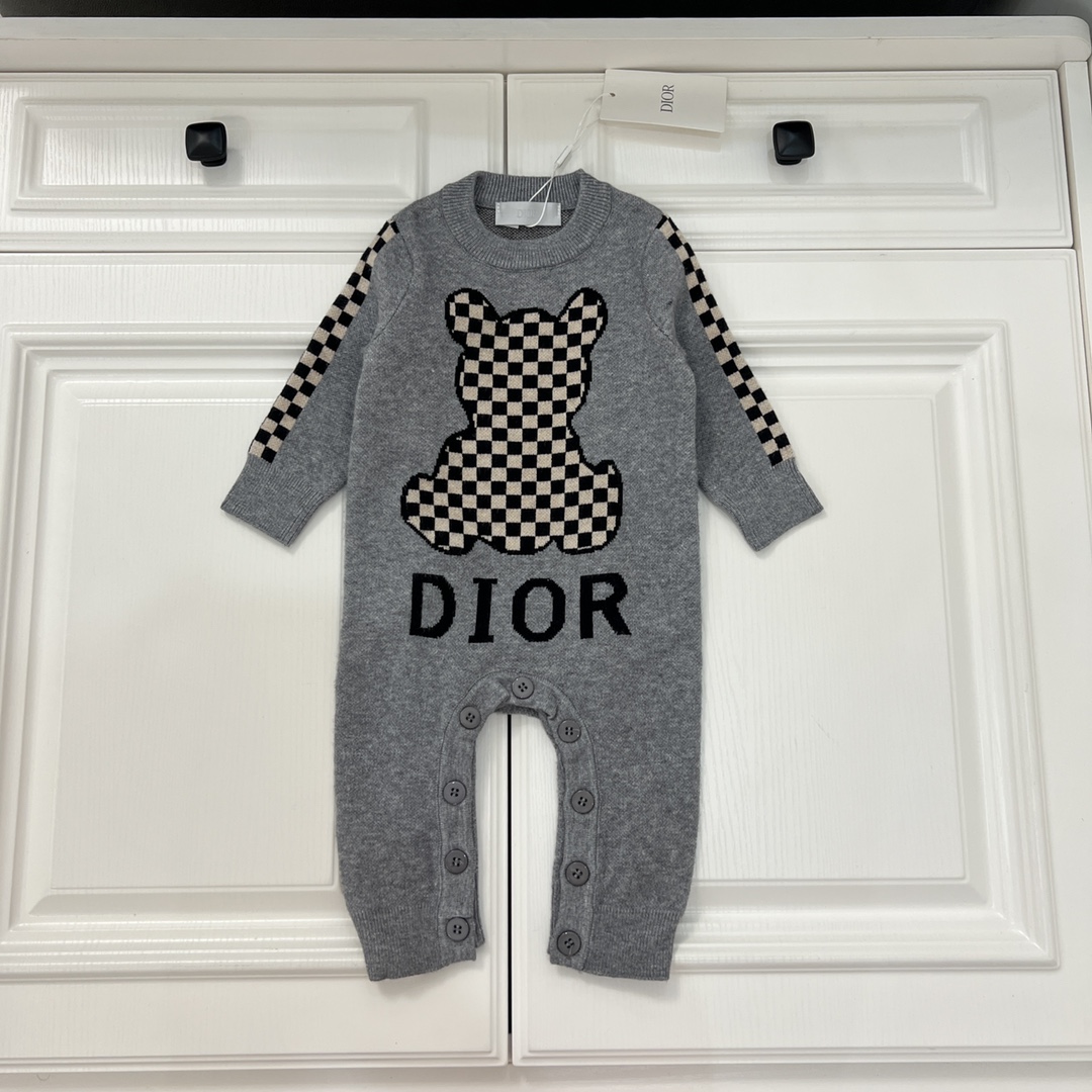 Dior Abbigliamento per Bambini Pigiamone Bambini Ragazza Unisex Cotone