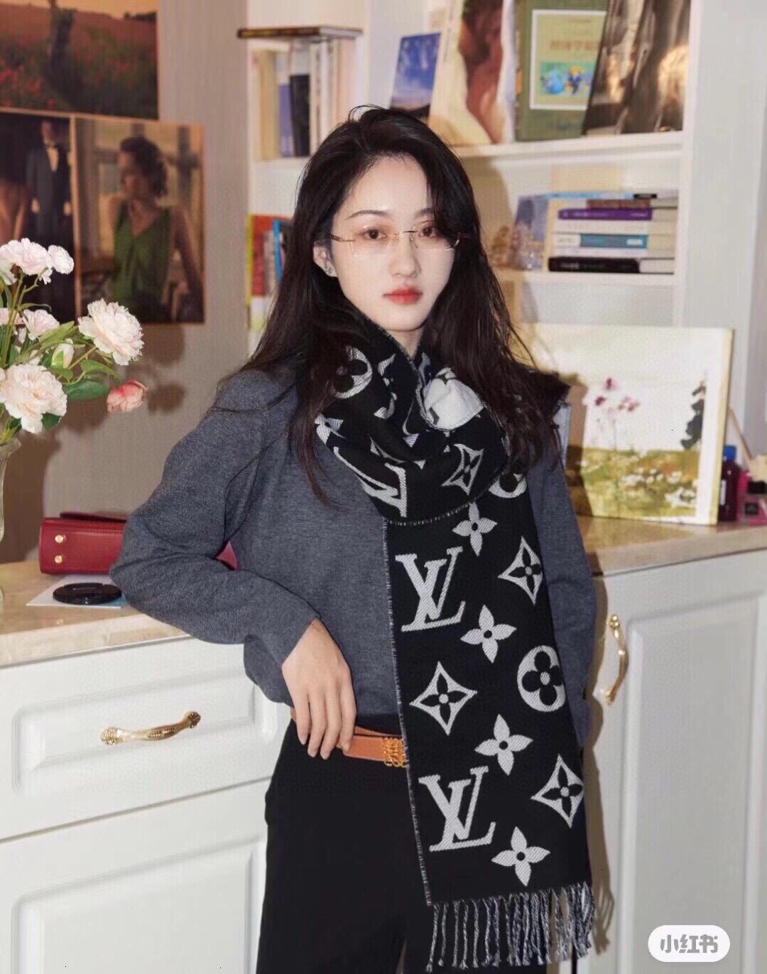 Louis Vuitton Scarf Shawl Cashmere