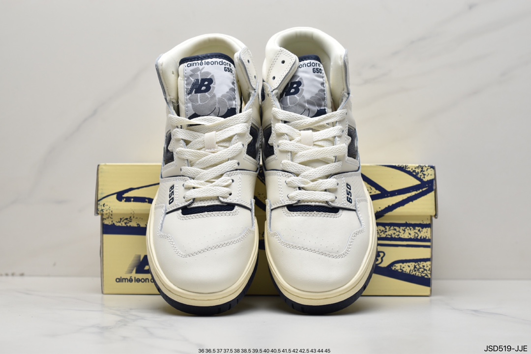 Aime Leon Dore x New Balance 650 joint series classic retro high-top casual sports basketball shoes #BB650RD