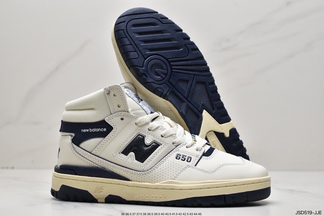 Aime Leon Dore x New Balance 650 joint series classic retro high-top casual sports basketball shoes #BB650RD