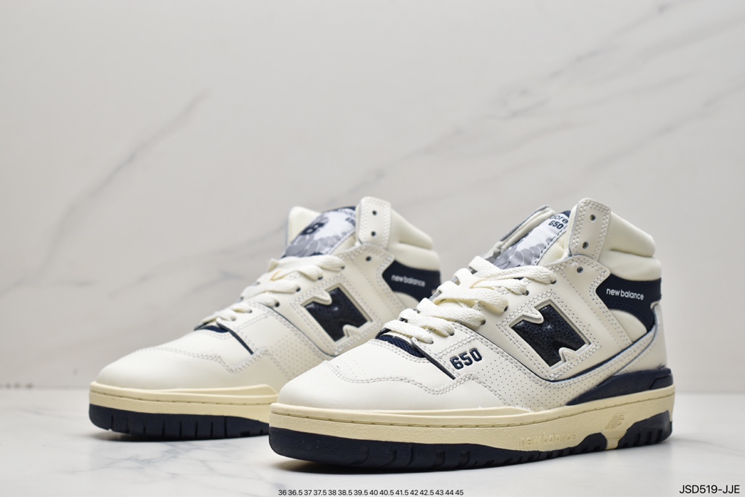 Aime Leon Dore x New Balance 650 joint series classic retro high-top casual sports basketball shoes #BB650RD