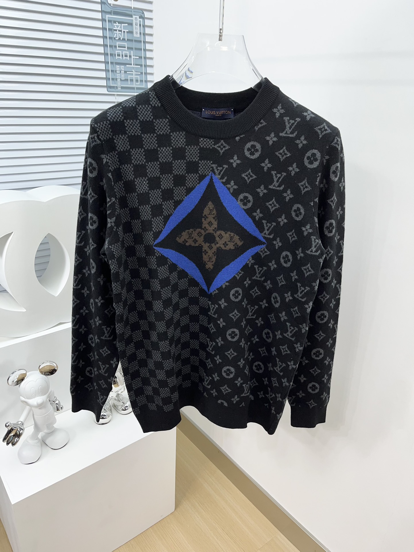 Louis Vuitton Clothing Sweatshirts Knitting Wool Fall/Winter Collection Fashion Casual