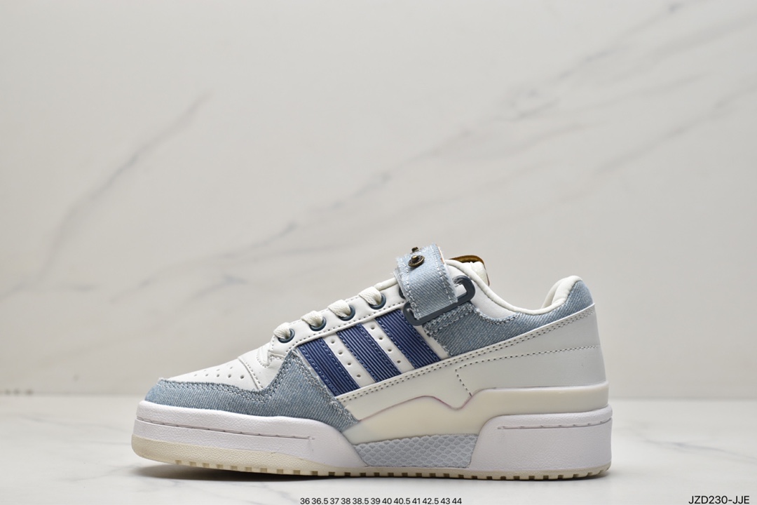 140 Adidas三叶草 Originals Forum Exhibit 84 Low 罗马系列魔术贴HQ6334