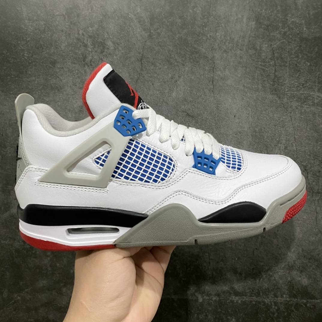 450 老DT纯原 Air Jordan AJ4 Retro 白蓝红鸳鸯 CI1184-146