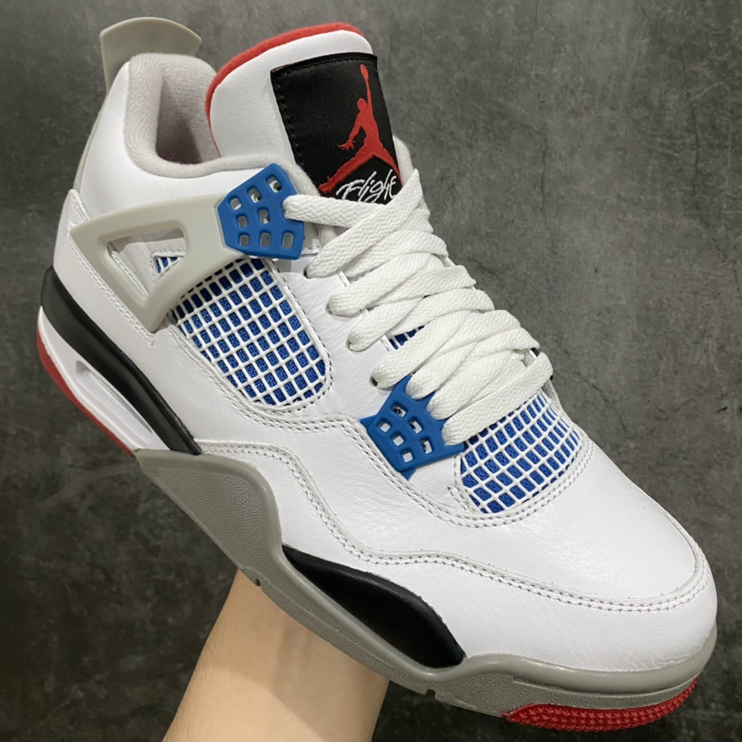 450 老DT纯原 Air Jordan AJ4 Retro 白蓝红鸳鸯 CI1184-146