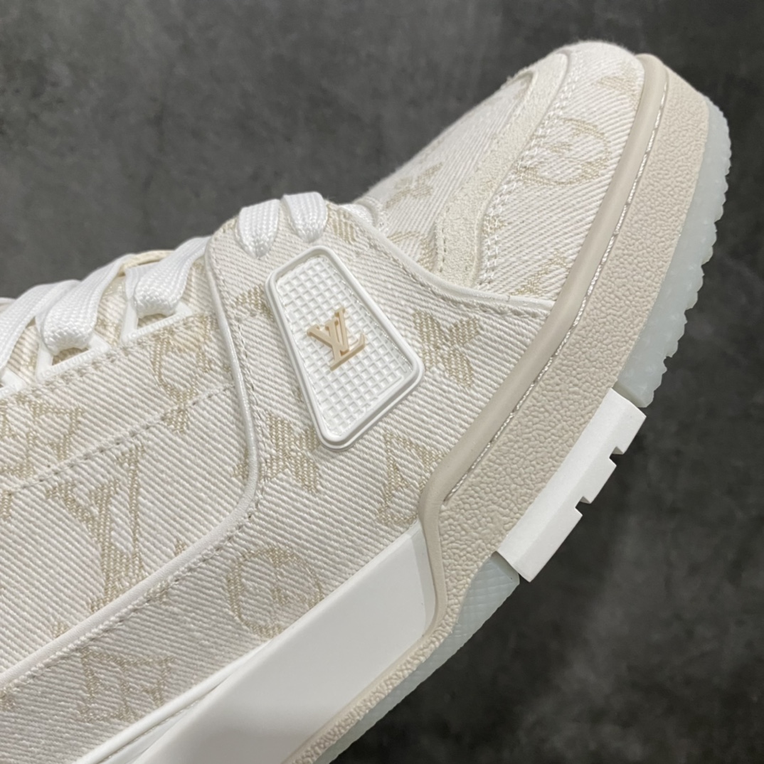 The strongest version of LV Trainer produced in Dongguan, the top version of Guangzhou in white canvas