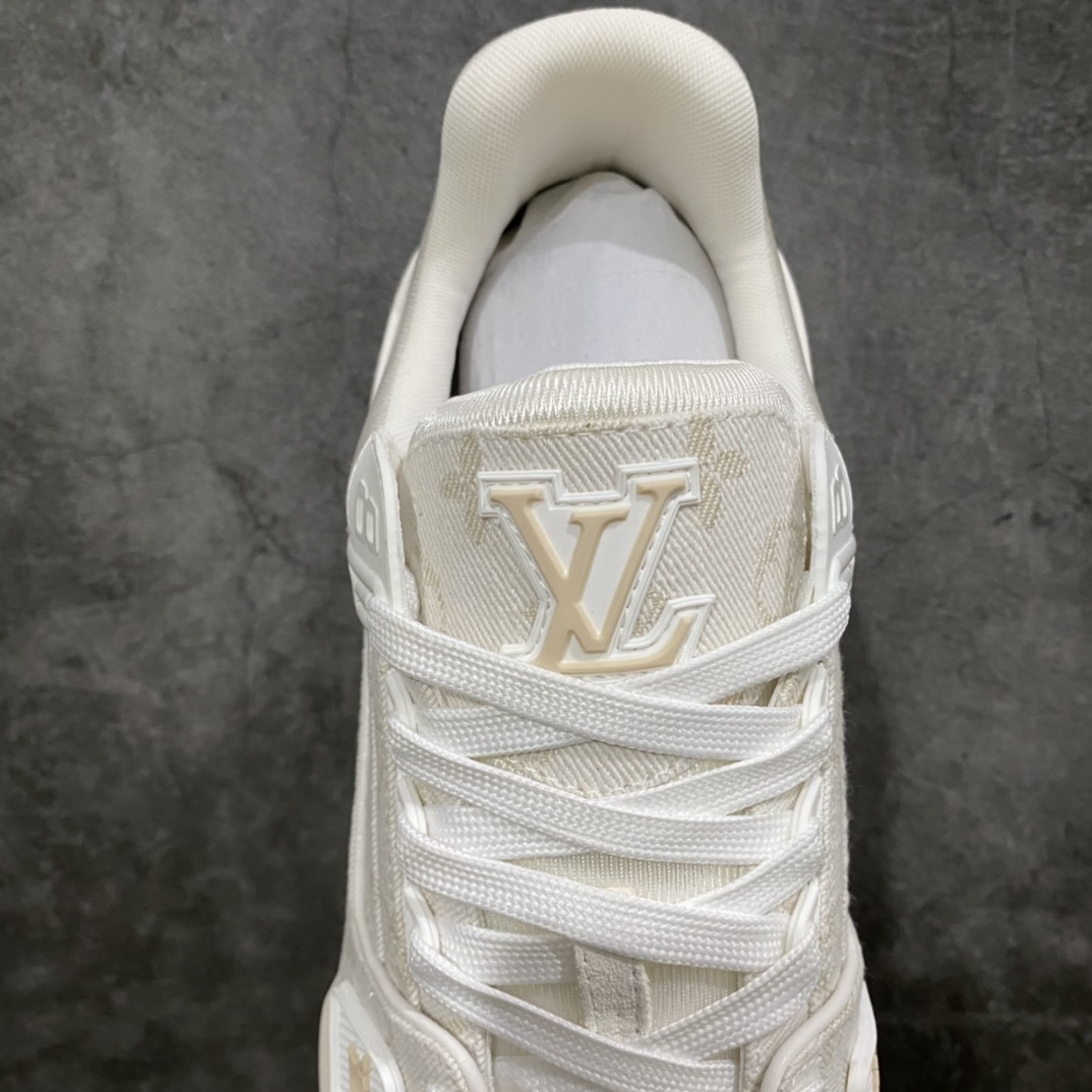 The strongest version of LV Trainer produced in Dongguan, the top version of Guangzhou in white canvas