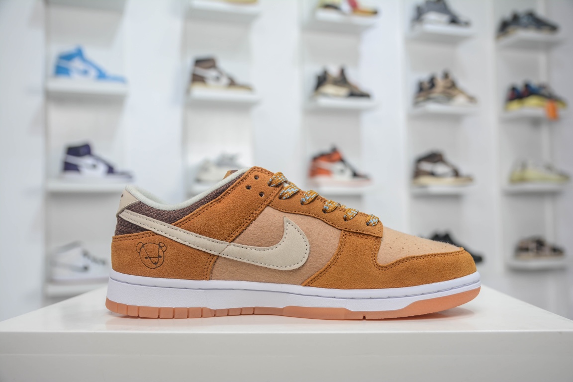 全码补齐 AY纯原版Nike SB Dunk Low “Teddy Bear” 泰迪熊 板鞋 DZ5350-288