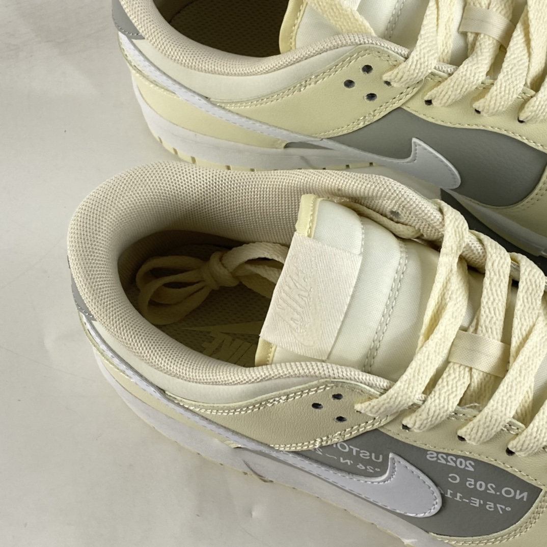 P300 Nike Dunk Low 米白英文 SB扣碎篮板时尚休闲板鞋 DD8052-112