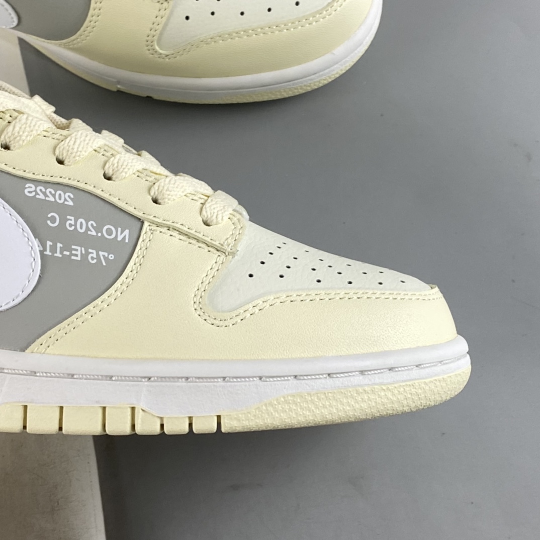 P300 Nike Dunk Low 米白英文 SB扣碎篮板时尚休闲板鞋 DD8052-112