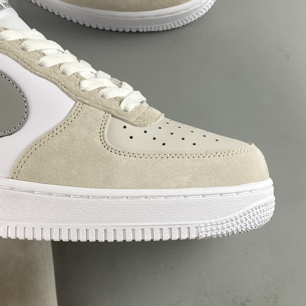 P240 Nike Air Force 1'07 Low 白灰紫配色 3M反光低帮休闲板鞋 LM2033-208