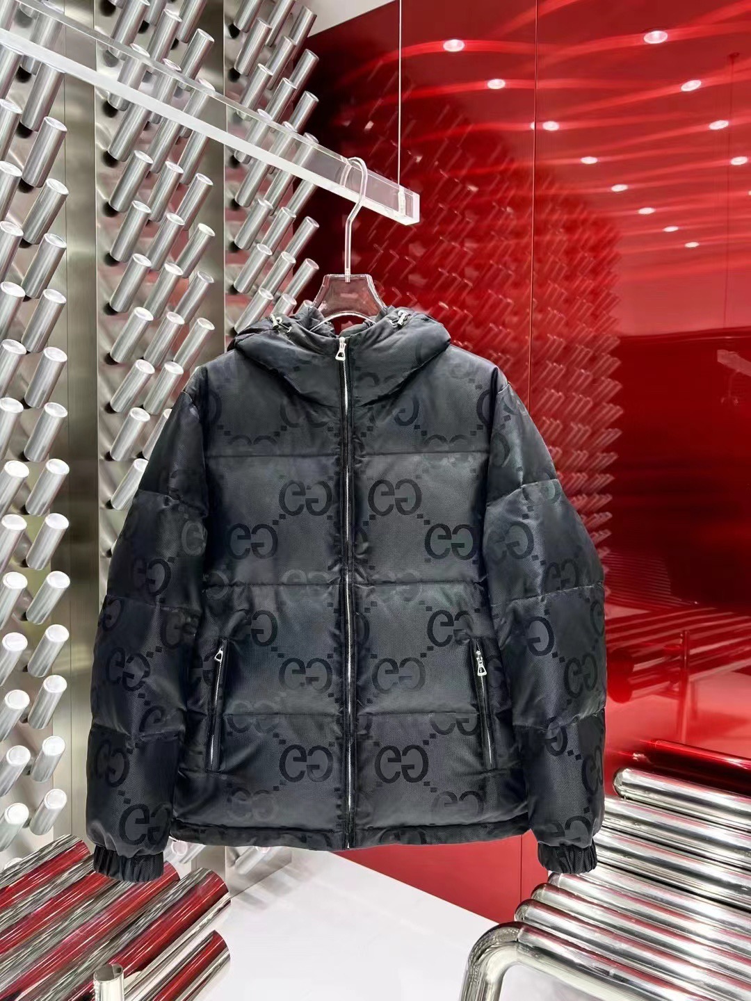 💎Máxima calidad💎 Nuevo producto de Otoño/Invierno 2022🆕 Chaqueta de plumas, accesorios de metal personalizados 1:1 d…