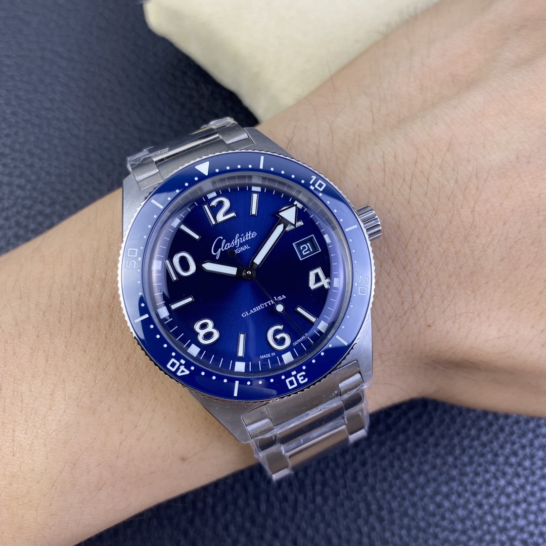 [Glashütte Original Watches]Original single Glashütte Trailblazer Swiss moveme